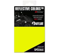 VFLUO 3M Reflective Colors™, Kit adhésif Universel DIY pour Casque/Moto/Scooter/vélo, Technologie 3M, Feuille de 10 x 15 cm, Jaune Fluo