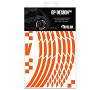 VFLUO - Kit Bandes Stickers Jantes Moto GP Rétro Réfléchissantes, Autocollants pour 1 Roue, 3M Technology™ - Haute visibilité latérale - Discret et Design - Pose facilitée
