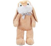 VFM - Bunny Giant Soft Toy Pluxé - Cadeau de Pâques Super Soft, 75 cm de Haut en Peluche d'animaux en Peluche avec Ruban et détails brodés - XL Brown