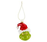 VFM e-Store - Décoration de sapin de Noël Grinch - Cadeau festif - Thème de Noël Dr Seuss - 10 cm x 6,5 cm - Vert x 1