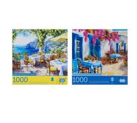 VFM e-Store - Lot de 2 casse-tête en boîte - Testeurs de cerveau - 30 cm x 30 cm - Bleu