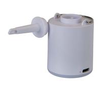 VFM e-Store - Pompe à air numérique et lampe torche rechargeable USB C Charge Cob LED 5 adaptateurs de valve - Accessoires de camping et de vacances pour l'été - 4 cm x 5,5 cm - Noir x 1