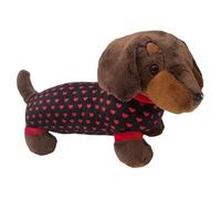 VFM Peluche pour chien saucisse Chocolat 30 cm