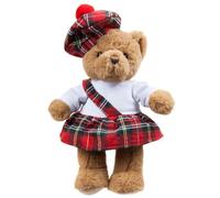 VFM - Tam O Shanter Tartan Bear 24cm, Tam Tam Toy, Scottish Teddies, Cadeau de Noël, Cadeau d'anniversaire, St Andrew's Day, Écosse, Peluche, câlin, Jouet Doux
