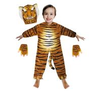 VFM - Tiger Wildlife Costume âgé de 3 à 4 ans - Dress Up Fancy Dishat Halloween