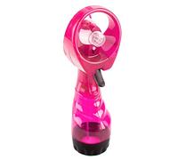 VFM - Ventilateur de brume de refroidissement rose avec cordon, refroidisseur de pulvérisation, appareil personnel portable pour voyage, camping, utilisation en plein air par temps chaud