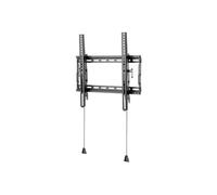 VFM-W4X4TV/2 - Kit de montage (support) - pour écran plat - verrouillable - acier laminé à froid - noir - Taille d'écran : 32"-65" - montable sur mur