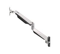 Vision VFM-WA1X1B Support Mural Orientable pour Écran 13-27" (VESA 75/100, 15kg max) Inclinaison -3°/+10°, Pivot 90°, Distance Mur 4.4-28.2cm, Noir