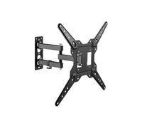 VFM-WA4X4/V3 - Kit de montage - doublement articulé - pour Ecran LCD - acier - noir - Taille d'écran : 37"-60" - montable sur mur