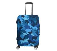 VFMKT Blue Parttern Housse de protection élastique lavable anti-poussière anti-rayures pour bagages de 48,3 à 81,3 cm, Style :, M