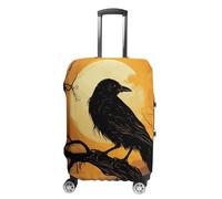 VFMKT Crow Housse de bagage de voyage élastique lavable anti-poussière anti-rayures Convient aux bagages de 48,3 à 81,3 cm, Style :, S