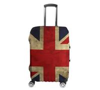 VFMKT Housse de bagage de voyage avec drapeau britannique, élastique, lavable, anti-poussière, anti-rayures, convient aux bagages de 48,3 à 81,3 cm, Style :, L