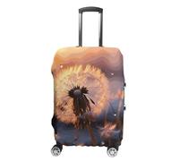 VFMKT Housse de bagage de voyage avec fleur de pissenlit, élastique, lavable, résistante à la poussière, anti-rayures, convient aux bagages de 48 à 81 cm, Style :, S
