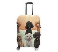 VFMKT Housse de bagage de voyage pour chiens caniches, housse de valise élastique, lavable, résistante à la poussière, anti-rayures pour bagages de 48 à 81 cm, Style :, XL