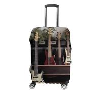 VFMKT Housse de bagage de voyage pour guitare, basse, instruments de musique - Housse de protection élastique lavable et anti-poussière - Anti-rayures - Convient aux bagages de 48,3 à 81,3 cm, Style