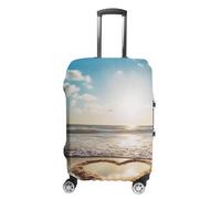VFMKT Housse de protection élastique lavable en forme de cœur pour valise de plage et de voyage anti-poussière et anti-rayures pour bagages de 48,3 à 81,3 cm, Style :, M