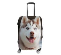 VFMKT Husky Piquant Housse de bagage de voyage élastique lavable anti-poussière anti-rayures pour bagages de 48,3 à 81,3 cm, Style :, S