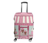 VFMKT Ice Cream Store Housse élastique lavable anti-poussière anti-rayures pour bagages de 48,3 à 81,3 cm, Style :, S