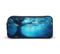 VFMKT Mystical Fantasy Trousse à crayons de grande capacité pour homme et femme Motif nature Bleu, Style :, 22*12*5cm