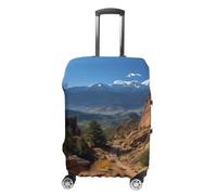 VFMKT Pikes Peak Colorado Housse de bagage de voyage élastique lavable anti-poussière anti-rayures Convient aux bagages de 48,3 à 81,3 cm, Style :, XL