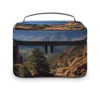 VFMKT Pikes Peak Colorado Trousse de maquillage portable de voyage avec fermeture éclair pour femme Pikes Peak Colorado 25 x 18 x 15 cm, Pikes Peak Colorado, 25x18x15cm