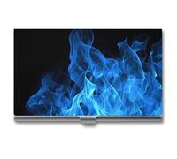 VFMKT Porte-cartes de visite fin en métal portable pour cartes de visite, porte-cartes de visite, porte-carte de visite, portefeuille pour homme et femme, style de voyage, taille unique, Style :,