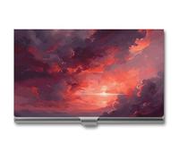 VFMKT Porte-cartes de visite fin en métal portable pour cartes de visite, porte-cartes de visite, porte-cartes de visite, portefeuille pour homme et femme, pour le bureau, les voyages