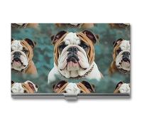 VFMKT Porte-cartes de visite fin en métal portable pour cartes de visite, porte-cartes de visite, porte-cartes de visite, portefeuille amusant pour homme et femme, pour le bureau, les voyages, Style