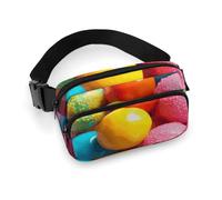 VFMKT Sac banane coloré pour homme et femme - Sac banane réglable pour voyage, sport, randonnée - 20 x 13 cm - Style - 20 x 13 cm, Style :, 20x13cm