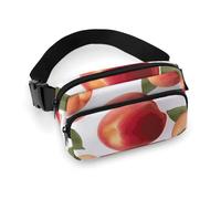 VFMKT Sac banane Peach pour homme et femme - Sac banane réglable pour voyage, sport, randonnée - 20 x 13 cm - Style - 20 x 13 cm, Style :, 20x13cm
