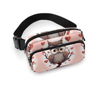 VFMKT Sac banane pour homme et femme - Réglable - Pour voyage, sport, randonnée - 20 x 13 cm - Style - 20 x 13 cm, Style :, 20x13cm