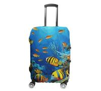 VFMKT The Underwater World Housse de bagage de voyage élastique lavable anti-poussière anti-rayures Convient aux bagages de 48,3 à 81,3 cm, Style :, L