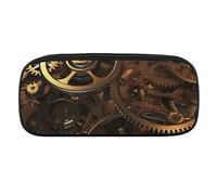 VFMKT Trousse à crayons en cuir imperméable et mignonne - Trousse de voyage pour maquillage - Pour homme et femme - Engrenages steampunk cool, Style :, Taille unique