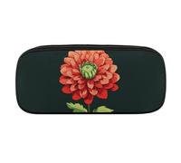 VFMKT Trousse à crayons en cuir imperméable - Jolie trousse de voyage pour cosmétiques et maquillage - Pour homme et femme - Motif avion dahlia, Style :, Taille unique