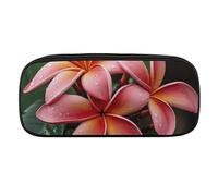VFMKT Trousse à crayons en cuir imperméable - Jolie trousse de voyage pour maquillage - Pour homme et femme - Fleurs tropicales, Style :, Taille unique