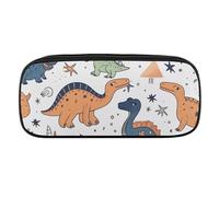 VFMKT Trousse à crayons en cuir imperméable - Jolie trousse de voyage pour maquillage - Pour homme et femme - Motif de dinosaures, Style :, Taille unique