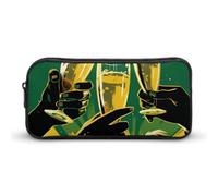 VFMKT Trousse à crayons en verre de bière avec inscription « Raise Your Beer Glass » - Grande capacité - Pour homme et femme, Style :, 22*12*5cm