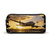 VFMKT Trousse à crayons puzzle en forme d'avion - Grande capacité - Trousse de maquillage pour homme et femme, Style :, 22*12*5cm