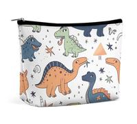 VFMKT Trousse de maquillage étanche pour femme - Motif dinosaure - Avec fermeture éclair - Trousse de toilette de voyage pour femme - Style unique, Style :, Taille unique