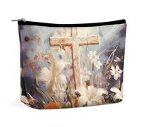 VFMKT Trousse de maquillage imperméable pour femme avec fermeture éclair - Trousse de toilette de voyage pour femme, Style :, One size