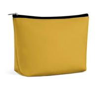 VFMKT Trousse de maquillage pour femme - Étanche - Jaune naturel - Avec fermeture éclair - Trousse de toilette de voyage pour femme - Style unique, Style :, Taille unique