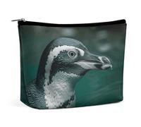 VFMKT Trousse de maquillage pour femme - Étanche - Motif pingouin dans l'eau - Avec fermeture éclair - Trousse de toilette de voyage pour femme - Style unique, Style :, Taille unique