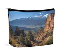 VFMKT Trousse de maquillage pour femme pour sac à main - Trousse de maquillage étanche Pikes Peak Colorado avec fermeture éclair - Trousse de toilette de voyage pour femme, style, taille unique, Style