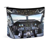 VFMKT Trousse de maquillage pour femme pour sac à main, trousse de maquillage étanche pour avion, cockpit, trousse de maquillage avec fermeture éclair, trousse de toilette de voyage pour femmes,