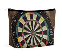 VFMKT Trousse de maquillage pour femme pour sac à main, trousse de maquillage étanche pour cible de fléchettes avec fermeture éclair, trousse de toilette de voyage pour femmes, style, taille unique,