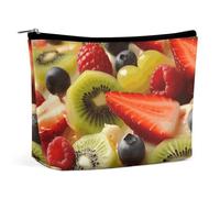 VFMKT Trousse de maquillage pour femme pour sac à main, trousse de maquillage étanche, trousse de maquillage pour fruits, pizza, trousse de toilette de voyage pour femme, style, taille unique, Style