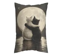 VFMNT Housse de coussin douce et décorative avec fermeture éclair pour canapé, chambre à coucher, 40,6 x 61 cm