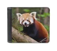 VFMNT Little Red Panda Portefeuille en cuir de grande capacité pour téléphone portable Sac à main de voyage pour homme et femme Blanc Taille unique, blanc, Taille unique, Portefeuille