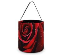 VFMNT Sacs à bonbons d'Halloween avec poignées - Sac fourre-tout d'Halloween - Seau à bonbons pour Halloween - 20 x 21 cm - Blanc - 20 x 21 cm, blanc, 7.9x8.3 Inches