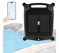 VFMVOYNZ Écumoire de Piscine robotisée à énergie Solaire avec Application, Robot Nettoyeur de Piscine sans Fil pour Toutes Les Surfaces de Piscine, Nettoyage 24h/24 et 7j/7, Double Mode de Charge